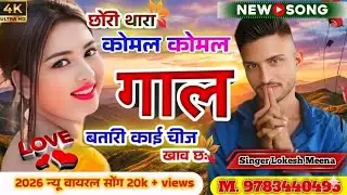 छोरी थारा कोमल कोमल गाल बता री काहीं चीज खाव छः💝//chhoree thaara komal komal //Singer Lokesh Meena