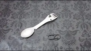 PSKOOK Spork Outdoor Cucchiaio Forchetta Coltello Posata multiuso