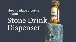 Granite Stone Drink Dispenser How to Add a Bottle with the Stopper Accessory 1080p