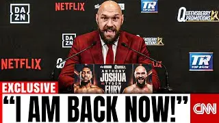 BREAKING: Tyson Fury Comes Out of Retirement and Confirms Mega Fight With Anthony Joshua!