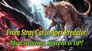 From Stray Cat to Apex Predator! My Evolution System is OP!#anime #manga #action #fantasy #system