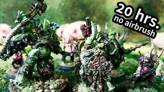 Speed Painting Death Guard Combat Patrol in 20 Hours Without an Airbrush