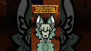 Channel intro ^^ #silly #art #drawing #digitalart #artist #sona #originalcharacter #cryptid #cute