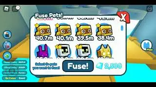Fuse To rainbow techno cat ( cheapest way ) final Pet simulator X