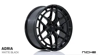 NICHE NC284 ADRIA | 24X10 | 20X10 | MATTE BLACK