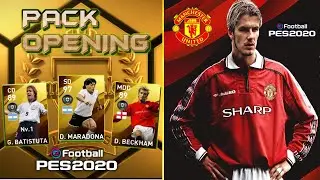 🚨LEYENDAS CON GPS!!!💣 | MEDIO MILL&Oacute;N DE GPS 500K 😱| Pack Opening 120 #PES2020 #MARADONA #BECKHAM