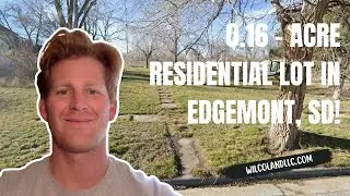 Edgemont, South Dakota Lot in the Black Hills!