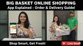 Big basket online shopping | How to use  BigBasket delivery app in Telugu | @SwethasHome