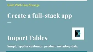Import Tables