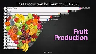 Fruit Production by Country 1961-2023