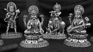 Antique 92.5 sterling silver god vigrahalu with price | antique silver god idols | sterling silver