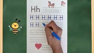 Letter H Tracing ✏️ Learn Uppercase & Lowercase H | Handwriting Practice for Kids