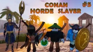 #5 🔥 CONAN HORDE SLAYER: new fortress 👾⚔️ Victory