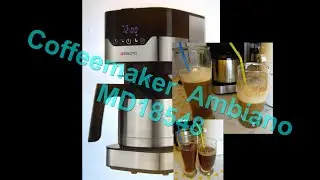 Ambiano Coffeemaker MD 18458, Juicer BRAUN  MP50.How to make an apple coffee coctail. 👍👍👍👍👍👍👍