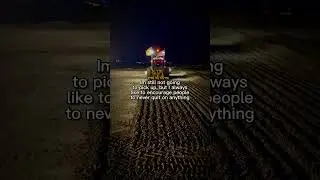 NEVER GIVE UP - You CAN plow a field with a grader! #construction #farming #shorts