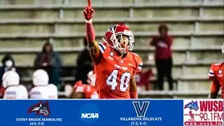 WUSB.FM: NCAA Football- Stony Brook vs Villanova November 13, 2021- Full Game Broadcast