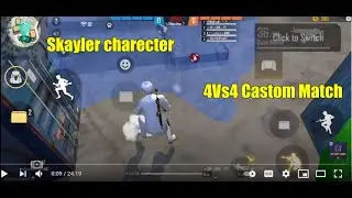 Skyler CharecterCastom 4VS4 //#frre fire#only sort gamer yt#castommatch4vs4(1)