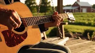 Slow Mornings on the Rustic Ranch 🍂 Gentle Acoustic Country for Quiet Moments