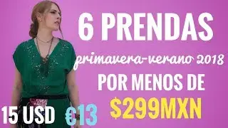 MODA/6 Blusas por Menos de $299 MXN Primavera-Verano 2018