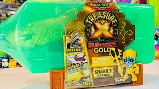 Treasure X Sunken Gold Shark&rsquo;s Treasure Unboxing! Real gold found!!
