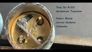 Cold War Silicon: Teardown of the R212 Transistor from Polaris Missile Guidance –Baby Blue Tung-Sol”