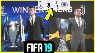 Can You Win The Champions & Europa League In The SAME Season in FIFA 19 Career Mode? #1