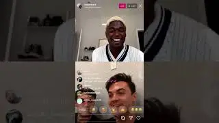 Итан и Грейсон Долан в прямом эфире в Instagram