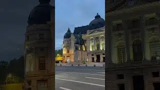 Bucharest 🇷🇴Romania City 🚶&zwj;♂️Walk Tour #travelvlog #viralshort #shorts #youtubeshorts