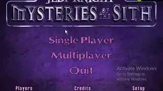 STAR WARS JEDI KNIGHT MYSTERIES OF THE SITH LEVEL 1 - NEW REPUBLIC BASE ON ALTYR 5 W/ CUTSCENES