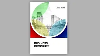 Business brochure design in CorelDRAW | Cover page design | Coreldraw tutorial | Graphic design