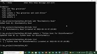 Hackathon Project Demo: In-Memory Python Todo App | Built with Claude Code & Spec-Kit Plus 
