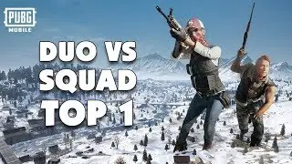 Duo vs Squad PUBG MOBILE ЭМУЛЯТОР | Мы научим тебя брать Топы