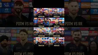 Rcb Vs All Team Most Potm Award Players #ipl2025 #rcbians #rcb #kohli #salt #trending #shorts