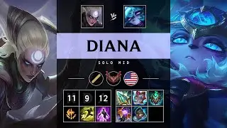 Diana Mid vs Vex - NA Grandmaster Patch 25.11