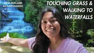 Waterfall, blue skies & chill vibes in New Zealand | #teluguvlogs