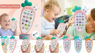 Rabbit-Shaped Baby Cell Phone Toy With 3D Lights & Various Music/Sounds | Best Musical Toy For Kids