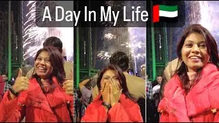 My First New Year Celebration In Dubai 2023 | Burj Khalifa Laser Show & Fireworks Awesome Vlog