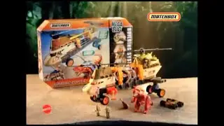 2010 Matchbox Jurassic Copter MEGA-RIG TV commercial. #Mattel #Matchbox #JurassicPark