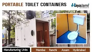 Best Portable toilet Cabins 2025 | Manufacturing Units Mumbai, Assam, Ranchi, Hyderabad