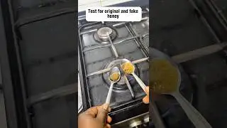 Fake or Real honey? Let&rsquo;s find out #honey #experiment #tipsntricks