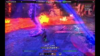 Returning to Tamriel after a long break. First boss fight ⚔️​💀​