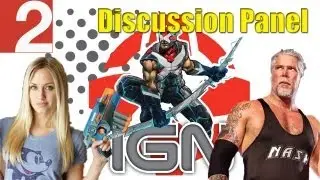 Discussion panel w/ Naomi Kyle & Kevin Nash - IGN Convention Dubai 2013