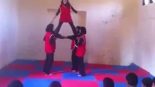 ACRO GYM LYCEE ALMOHAMMADI LAKSER LAKBER DELEGATION DE LARACHE