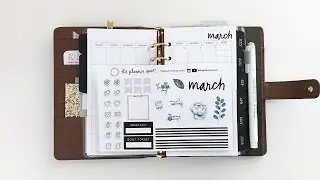 Plan with Me - March 2017 Monthly Spread
