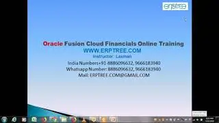 Oracle Fusion Financials | Demo | 1st Session