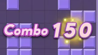 (BLOCK BLAST) today challenge 150 combos 😳 (GET SUPER HIGH SCORE 