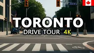 🚗 Bloor Street Drive Tour | 4K 60/120FPS | Lifestyle POV Toronto 🇨🇦