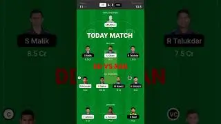DD VS RAN TODAY DREAM 11 PREDICTION 🔥#short
