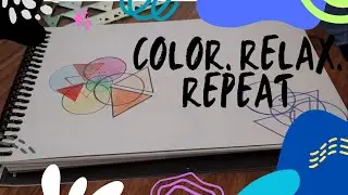Watch Us Color  - 64 | Peaceful Hand-Drawn Art for Relaxation