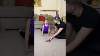 HALLOWEEN GYMNASTICS | DAD AND DAUGHTER | CONTORTION |LIFEWITHTHECORS